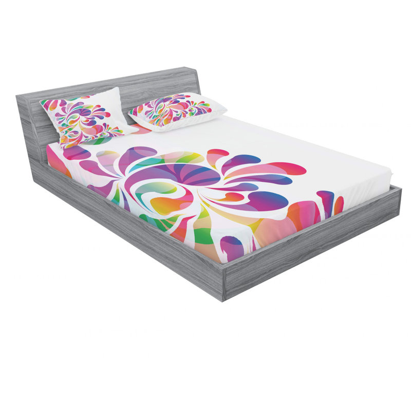 Microfiber Sheet Set, Full/Double Sheet Set with Fitted Sheet