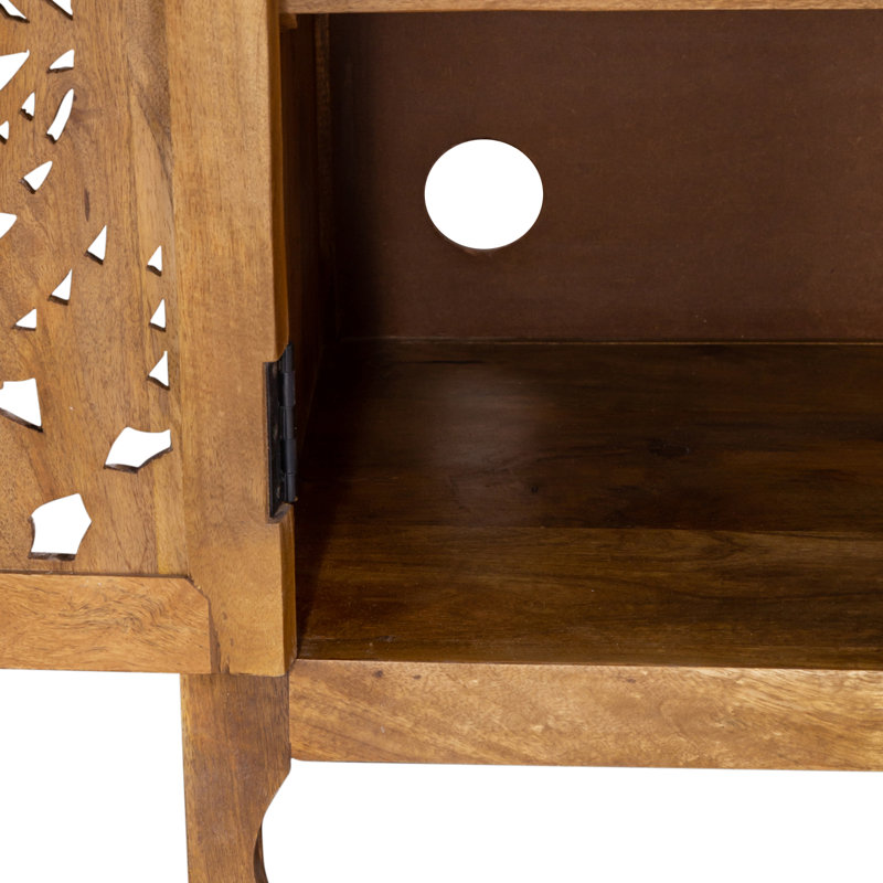 Hayse Solid Wood Accent Cabinet