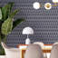 Carrelage mosaïque auto-adhésif en aluminium 34 po x 110 po