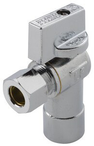 1/2" x 3/8" Quarter Turn Angle Valve