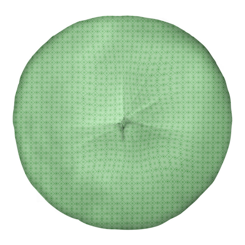 Coussin de sol Katelyn Elizabeth, 26 po x 26 po, Vert