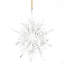 Ensemble de 6 crochets en forme de flocons de neige en fer, boules de Noël décoratives pour décorations de fêtes