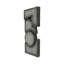 Teo Wall Sculpture Charcoal