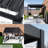 Grand Tuscan Aluminum Pergola with Adjustable Louvered Roof-98497917