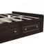 Structure de lit plateforme en bois avec 6 tiroirs-240097651