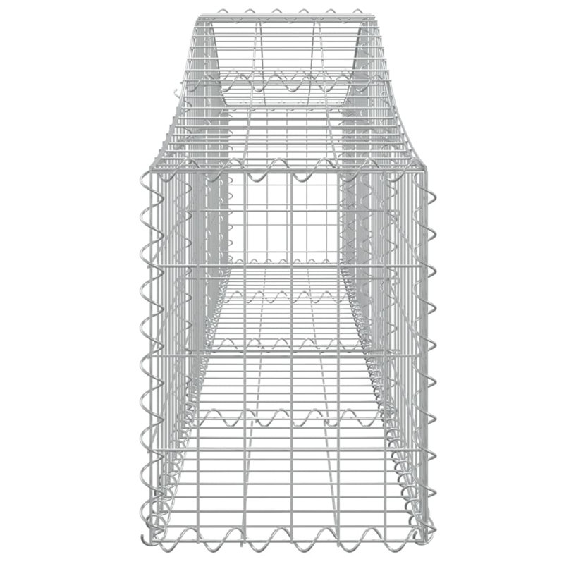 7 paniers en fer galvanisé Vidaxl 78,7 po x 11,8 po x 15,7 po / 23,6 po