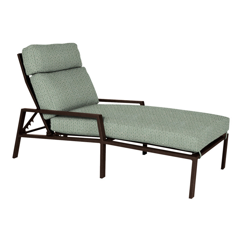 Aris Outdoor Chaise Lounge, Sash Denim, Copper Creek
