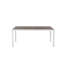 Ensemble repas et salle à manger d'extérieur 11 pièces Aynura - Mobilier de patio en aluminium thermolaqué blanc avec table de salle à manger de 71 po, chaises empilables et chaises longues inclinables-1010232368