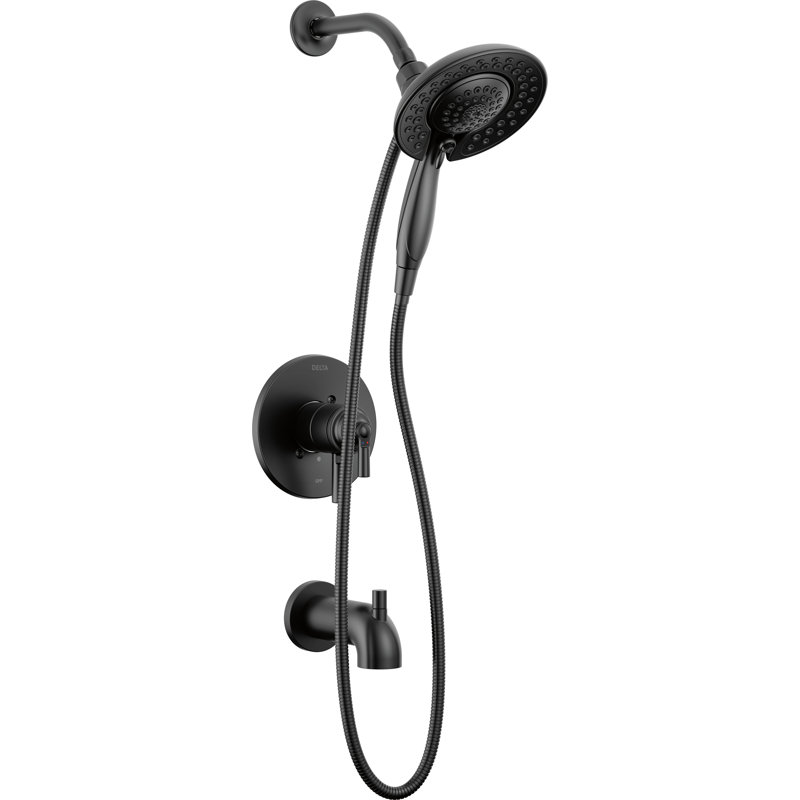 SAYLOR™ Monitor® 17 Series Tub & Shower Trim with In2ition®, Matte Black