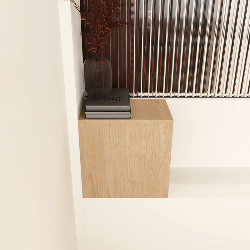 Petite étagère murale de 30 cm (12 pouces) - Convient à de nombreux espaces - Chêne, contreplaqué robuste, style moderne - Étagère de 30 cm (12 pouces) pour différentes zones