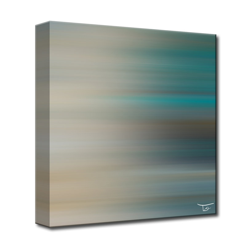 «Blur Stripes LX», reproduction sur toile tendue, H 12 po x l 12 po x P 1,5 po
