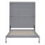 Grand lit escamotable mural avec tablettes