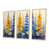 Toile naturelle avec cadre flottant