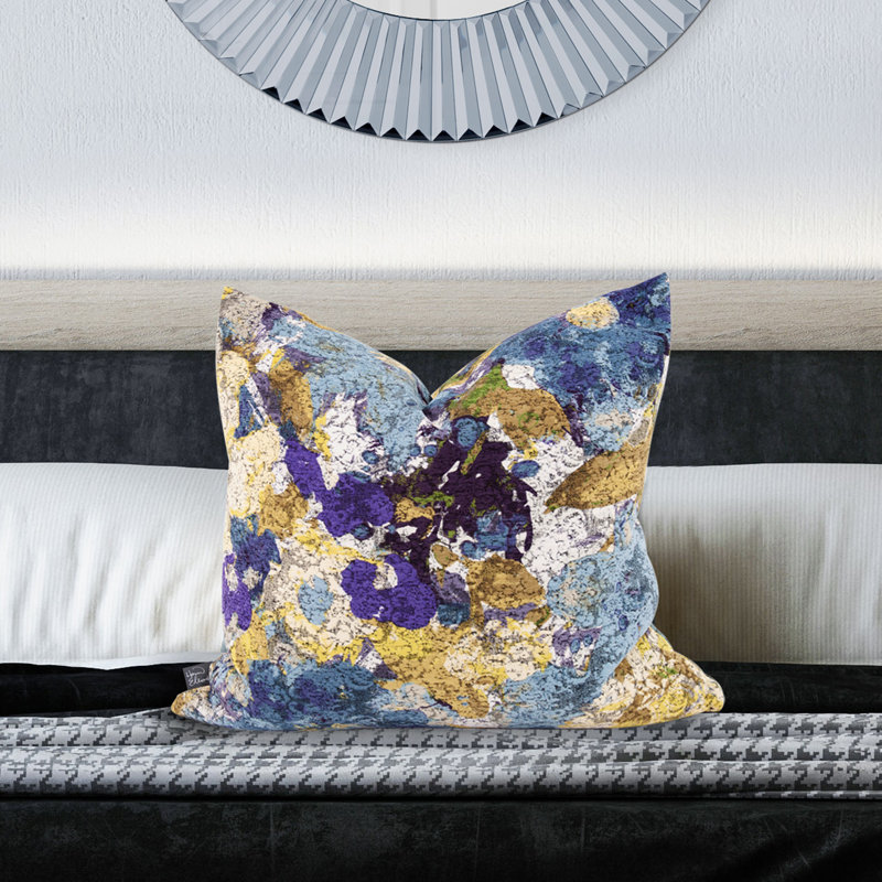 Housse de coussin carré et insert, H 20 po x l 20 po