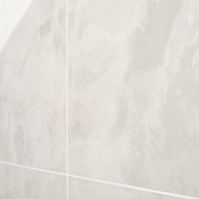 Jewel Onyx 24X48 Polished Porcelain Tile, White