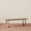 Textura Solid Wood Bench