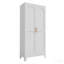 Armoire de rangement 71 po en métal, 2 portes, tablettes réglables - standard-130470706