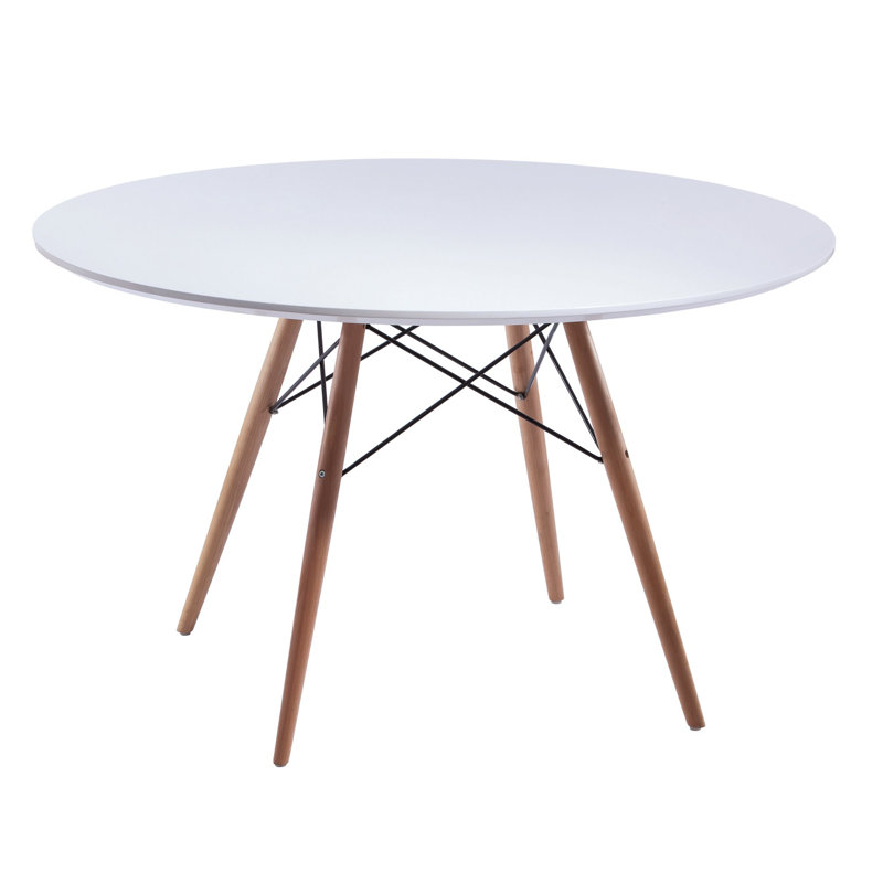 36" Dover Modern Round Dining Table With Eiffel Base