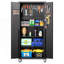 Armoire de rangement de garage avec roulettes