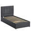 Fabric Ottoman Bed Frame With Hydraulic Lift-Up Storage, Slatted Base, Modern Design-1165355624-1165355639