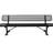 8 Ft. Heavy Steel Bench With Stable And Comfortable - Black For Deck