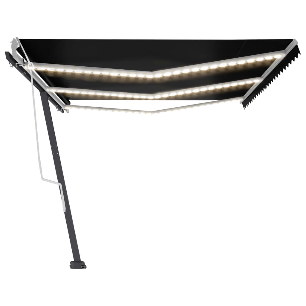 Anelisa Manual Retractable Awning With LED 600X350 Cm