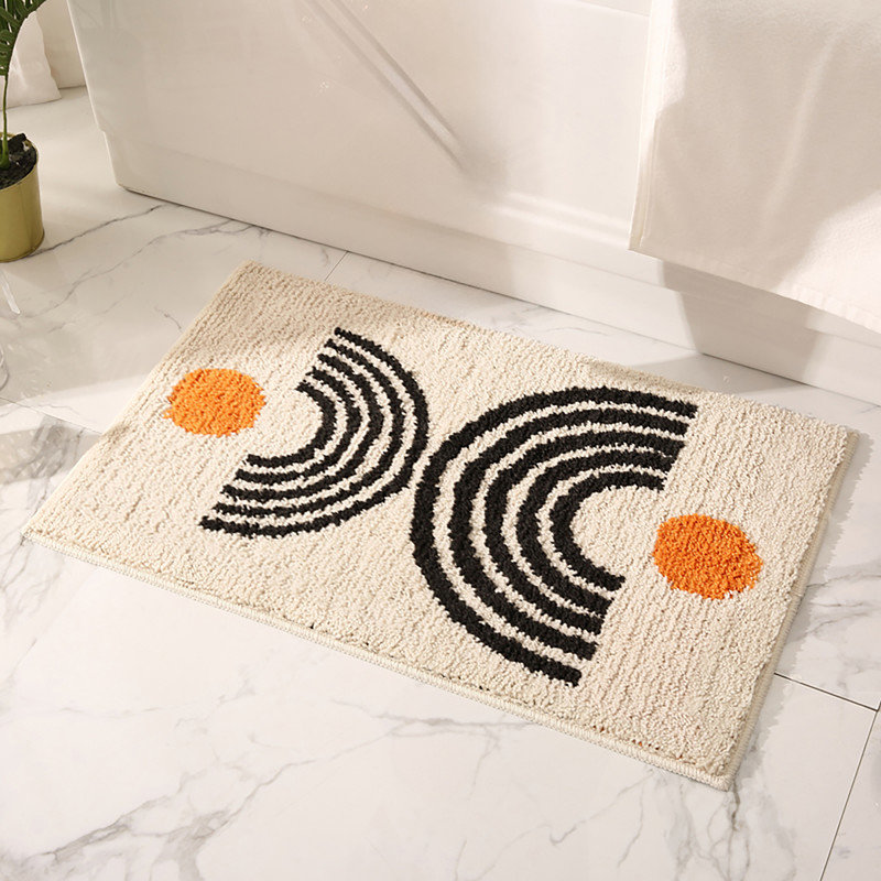 Tapis en microfibre Arc Modern