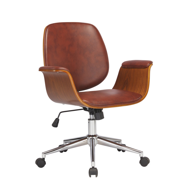 Chaise de bureau Forsythe, Brun