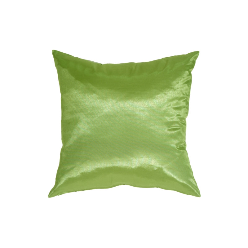 Coussin décoratif fleur Carlea, Blanc / Vert