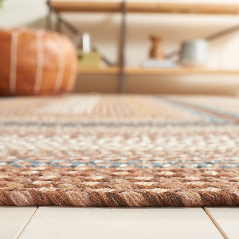 Tapis performance géométrique tissé à la main et lavable à la machine Liptak, Rectangle 6 pi x 8 pi