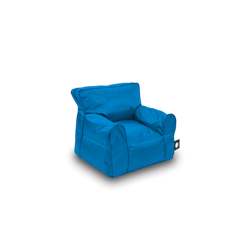 Outdoor Friendly Refillable Classic Bean Bag, Blue