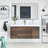 Scottsburg 48'' Single Sink Wall Mounted Bathroom Vanity with Resin Top-1691890981