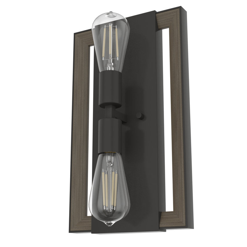 Woodburn Aluminum Armed Sconce, Noble Bronze
