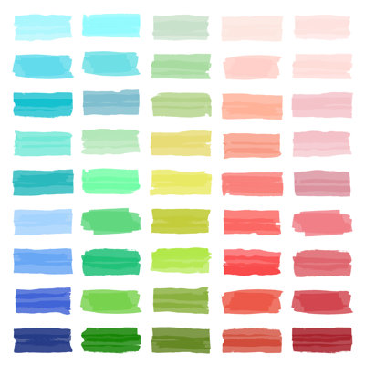 Brush Strokes - Wrapped Canvas Painting