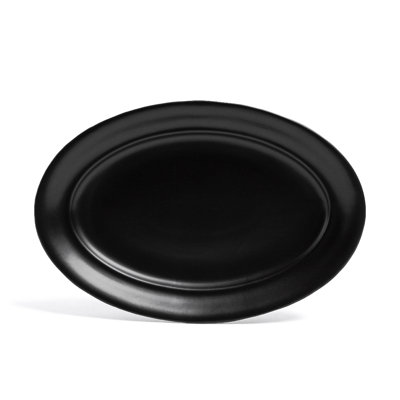 Over&Back Rimmed Oval Serving Platter