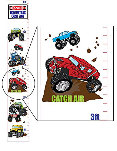 Décalcomanie murale Monster Truck