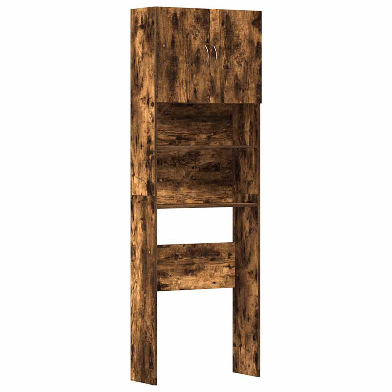 Engineered Wood Freestanding Bathroom Cabinet, Smoked Oak