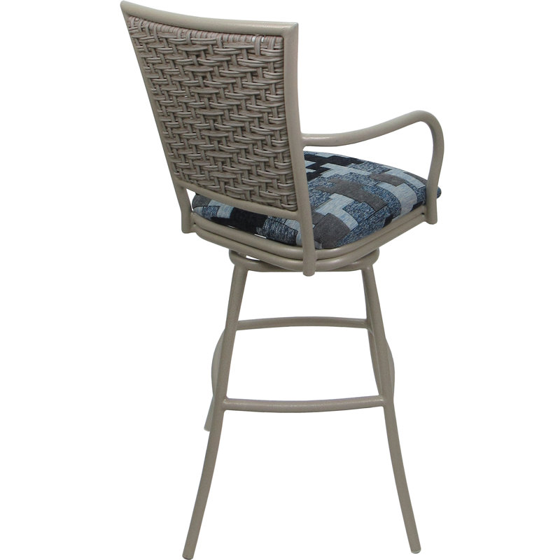 Ensemble de 3 Dunkerque avec accoudoirs, Marine, Beige