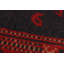 Tapis de zone en laine rouge 3 pi 2 po x 4 pi 11 po à main one-of-kind-noué la 2010s esari turque Allaina