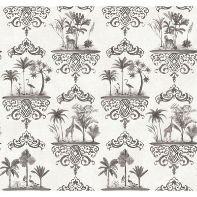 Rousseau Toile Wallpaper Roll