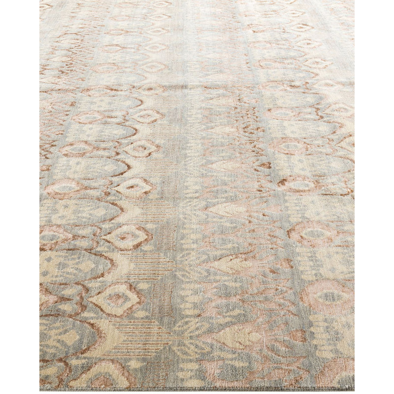 Overdyed One-of-a-Kind 9' 1" X 12' 3" Hand Knotted Area Rug