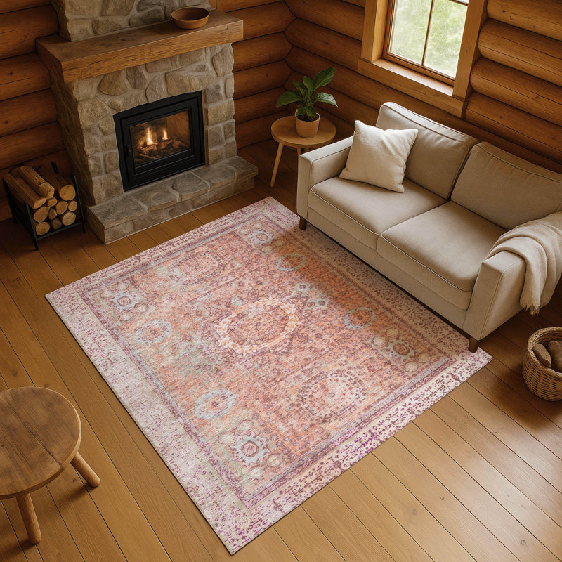 Tapis à bordure lavable à la machine de qualité supérieure AMF1740, Rectangle 2 pi 6 po x 3 pi 10 po