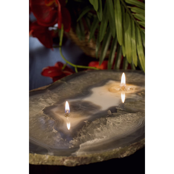Agate Floating Oil Candle – The Burning Stones