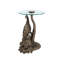 Paonne Glass End Table