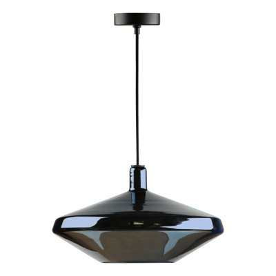 Chiou 1 - Light Blue Glass Pendant