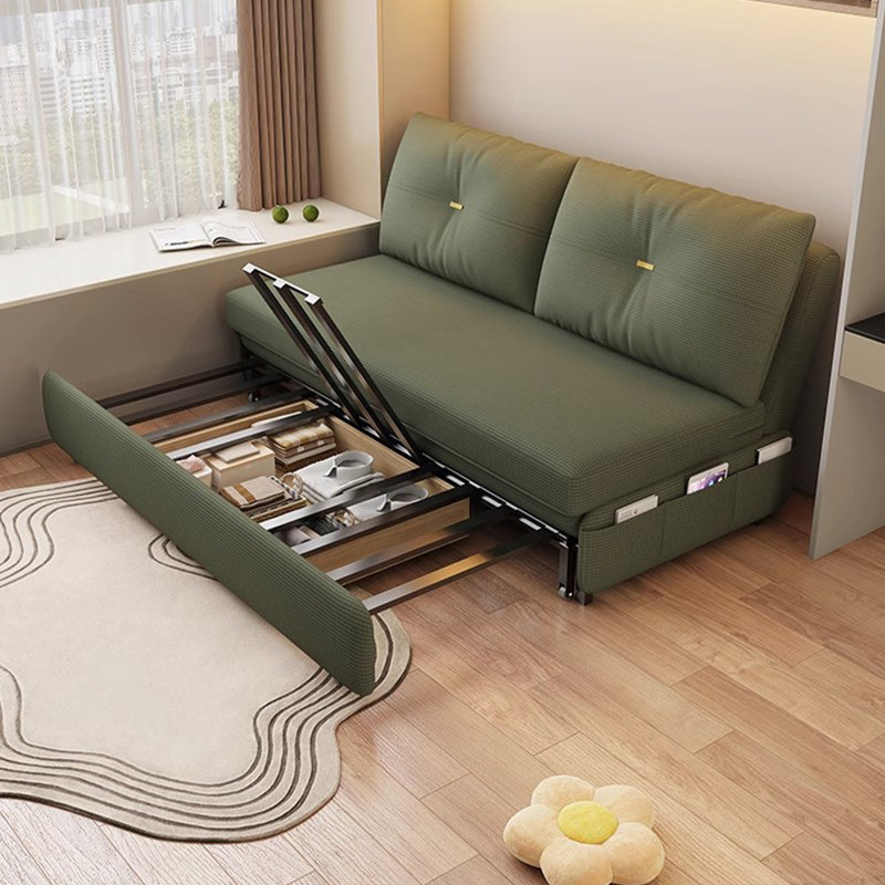 Canapé de salon extensible en flanelle Minimalist Modern