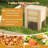 49 X 49 X 10 Inch Raised Garden Bed With Compost Bin And Open-Ended Bottom