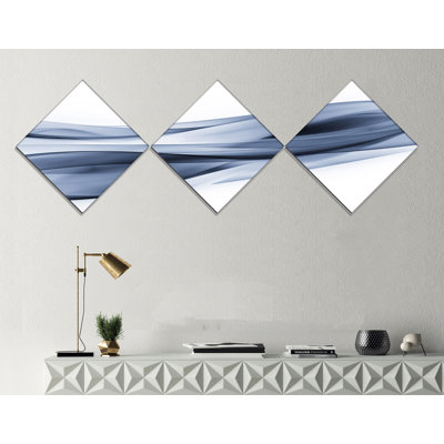 « scintillant light blue pattern », impression à multiples images sur toile