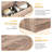 5-Drawer Storage Cabinet With Sturdy Construction Wood Storage Organizer-2071780989