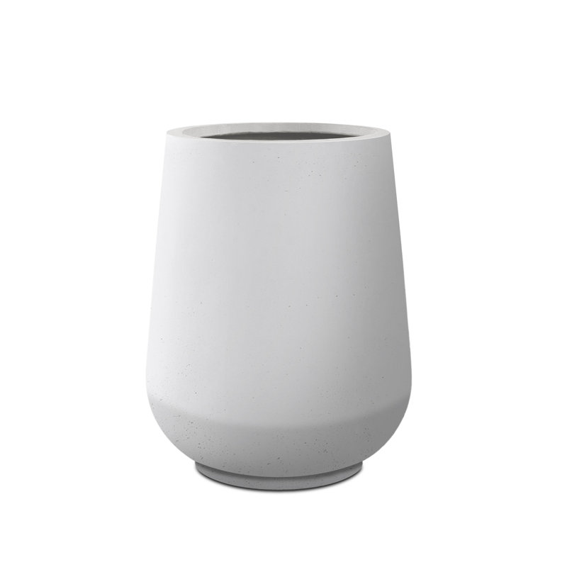 Laihla Pot Planter, Solid White, 13.8 x 10.7 x 10.7